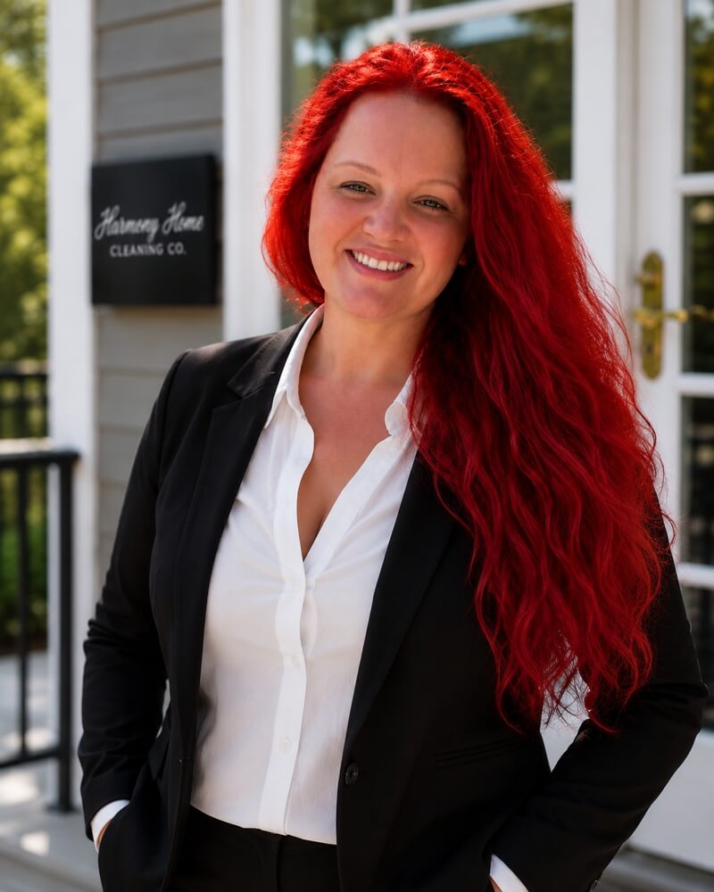 April MacLeod, owner of Harmony Home Cleaning Co.